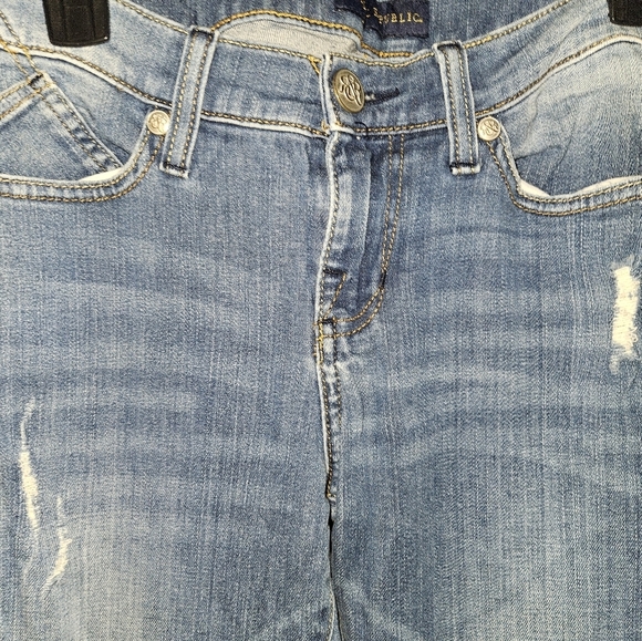 Rock & Republic Womans Blue Jeans Size 8 - Picture 5 of 16